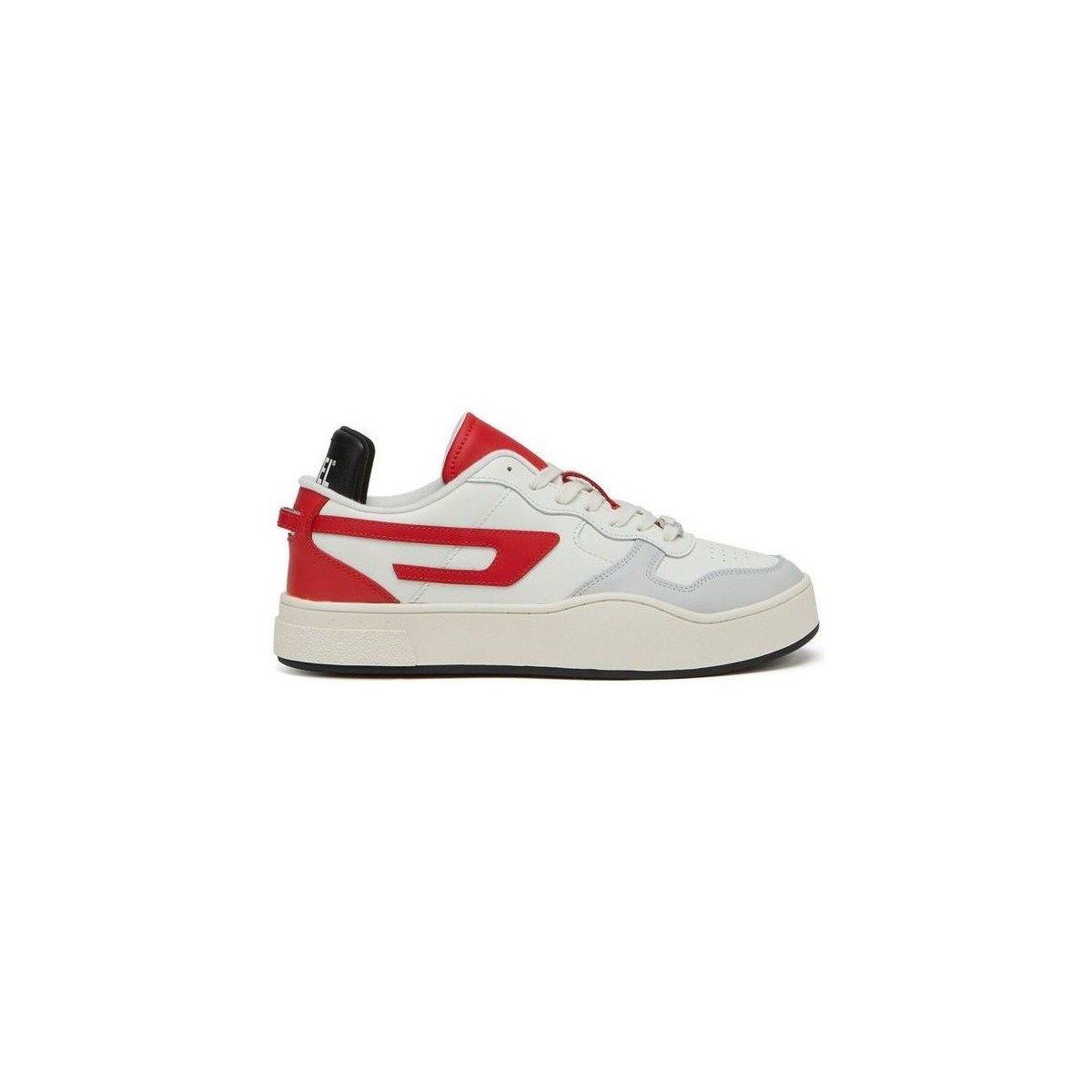 Schuhe Herren Sneaker Diesel Y02674 PR013 - S-UKIYO LOW-H8978 WHITE/RED Weiss