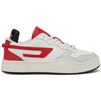 Schuhe Herren Sneaker Diesel Y02674 PR013 - S-UKIYO LOW-H8978 WHITE/RED Weiss