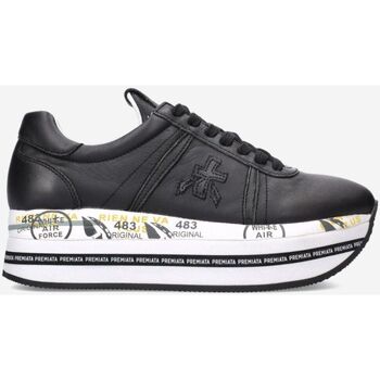 Schuhe Damen Sneaker Premiata BETH 3873-BLACK Schwarz