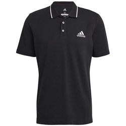 Kleidung Herren T-Shirts adidas Originals Essentials Piqué Small Logo Schwarz