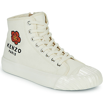 Schuhe Damen Sneaker High Kenzo KENZOSCHOOL HIGH TOP SNEAKERS Weiss