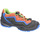 Schuhe Jungen Wanderschuhe Lowa Bergschuhe graphit-blau-orange 640711-9704 Robin Evo GTX Lo Multicolor