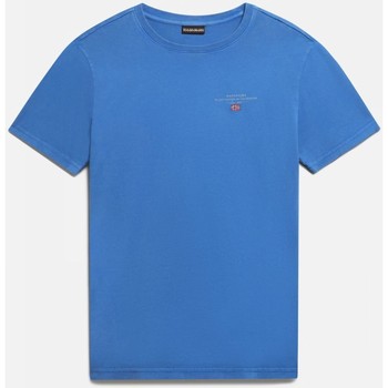 Kleidung Herren T-Shirts & Poloshirts Napapijri SELBAS NP0A4GBQ-BC5 SKYDIVER Blau