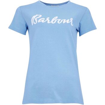 Kleidung Damen T-Shirts & Poloshirts Barbour LTS0395 BL19 Blau
