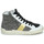 Schuhe Damen Sneaker High Meline NKC1151-A-6123 Schwarz / Weiss