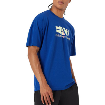 Kleidung Herren T-Shirts & Poloshirts Emporio Armani EA7 3LPT35PJ5MZ Blau