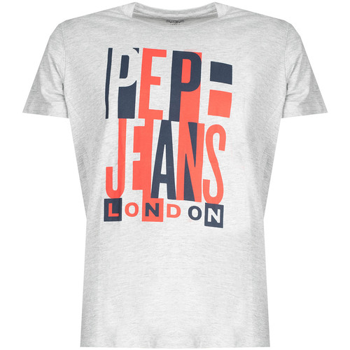 Kleidung Herren T-Shirts Pepe jeans PM507739 | Davy Grau