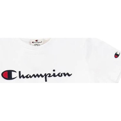 Kleidung Jungen T-Shirts Champion  Weiss