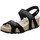Schuhe Damen Sandalen / Sandaletten Mephisto Sandaletten VIC SPARK VELCALF PREMIUM 12200 BLACK Schwarz