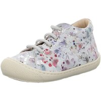 Schuhe Mädchen Sneaker High Naturino Schnuerschuhe FLOWERY WHITE 001-2012889-L6 0N01 weiß