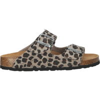 Schuhe Damen Pantoletten Shepherd Hausschuhe Leopard