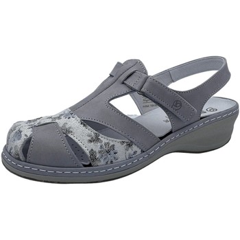 Schuhe Damen Sandalen / Sandaletten Suave Bequemschuhe Komfort Sling 720139 91 grau