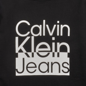 Calvin Klein Jeans BOX LOGO SWEATSHIRT Schwarz