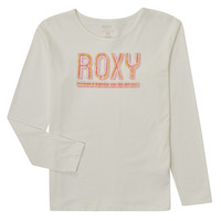 Kleidung Mädchen Langarmshirts Roxy THE ONE A Weiss
