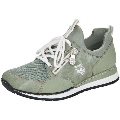 Schuhe Damen Derby-Schuhe & Richelieu Rieker Schnuerschuhe Schnürhalbschuh N3081-52 Grün