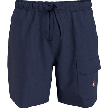 Kleidung Herren Shorts / Bermudas Tommy Jeans Flag logo Blau