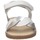 Schuhe Mädchen Sandalen / Sandaletten Andanines 221411-4 Sandalen Kind Silber Weiss Multicolor