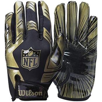 Wilson NFL Stretch Fit Receivers Gloves Schwarz