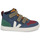 Schuhe Kinder Sneaker High Veja SMALL V-10 MID Blau / Grün / Rot