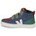 Schuhe Kinder Sneaker High Veja SMALL V-10 MID Blau / Grün / Rot