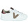 Schuhe Damen Sneaker Low Victoria TENIS EFECTO PIEL & GALE Weiss / Rosa