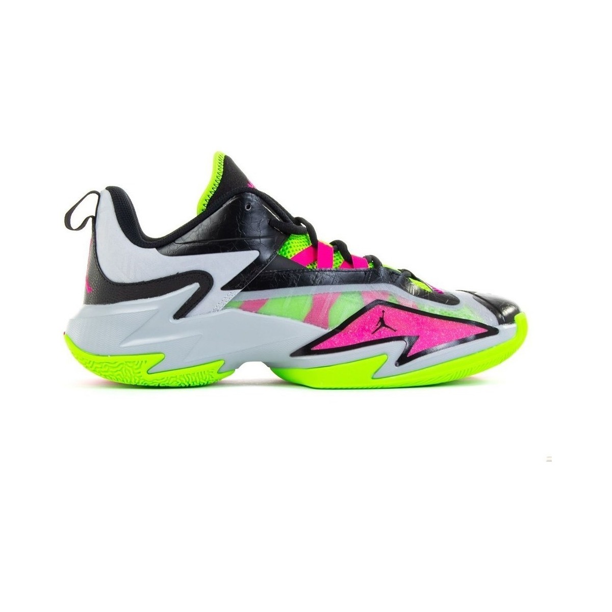 Schuhe Herren Basketballschuhe Nike Jordan Westbrook One Take 3 Rosa, Schwarz, Seladongrün