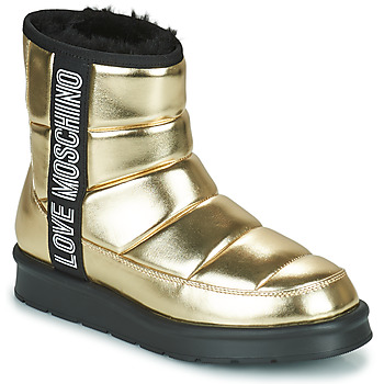 Schuhe Damen Schneestiefel Love Moschino JA24103H1F Gold