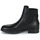 Schuhe Damen Boots Tommy Hilfiger Coin Leather Flat Boot Schwarz
