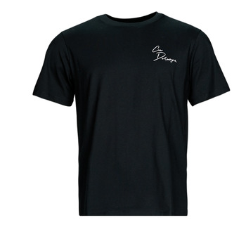 Kleidung T-Shirts Karl Lagerfeld KLXCD UNISEX SIGNATURE T-SHIRT Schwarz