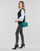 Kleidung Damen Pullover Karl Lagerfeld KNIT VEST W/ POPLIN SHIRT Schwarz / Weiss
