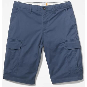 Kleidung Herren Shorts / Bermudas Timberland TB0A25E42881 CARGO SHORT-DARK DENIM Blau