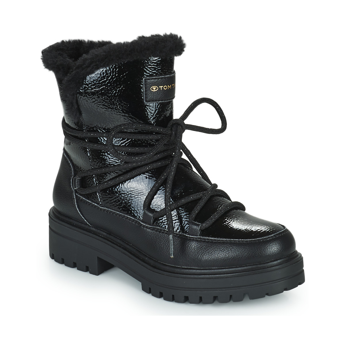 Schuhe Damen Boots Tom Tailor 4294807-BLACK Schwarz