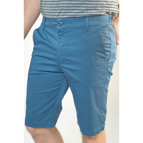 Kleidung Herren Shorts / Bermudas Le Temps des Cerises Bermuda-short shorts VIBORG Blau