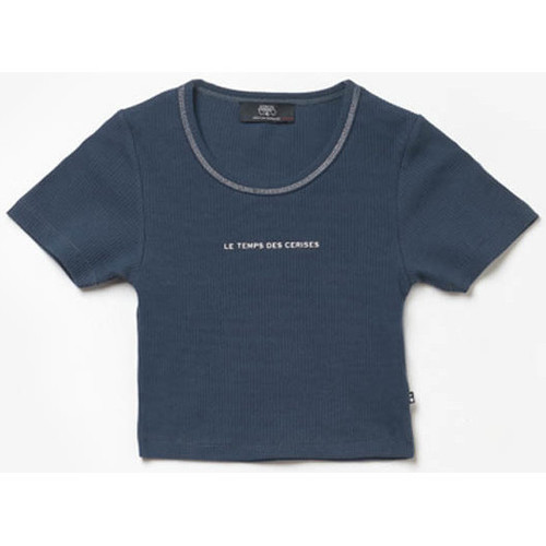 Kleidung Mädchen T-Shirts & Poloshirts Le Temps des Cerises T-shirt YUKONGI Blau