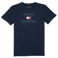 Kleidung Jungen T-Shirts Tommy Hilfiger KB0KB07794-SKY Marine
