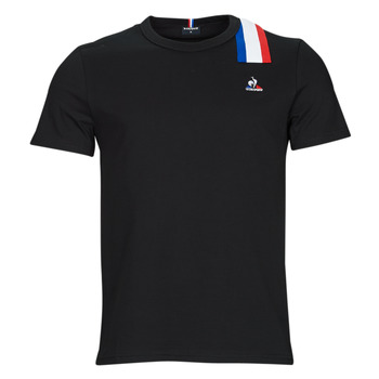 Kleidung Herren T-Shirts Le Coq Sportif TRI TEE SS N 1 Schwarz