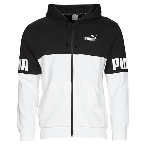 Kleidung Herren Sweatshirts Puma PUMA POWER COLORBLO Schwarz / Weiss