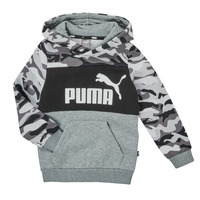 Kleidung Jungen Sweatshirts Puma ESS CAMO HOODIE Grau