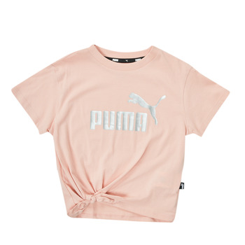 Kleidung Mädchen T-Shirts Puma ESS KNOTTED TEE Rosa