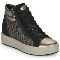 Schuhe Damen Sneaker High IgI&CO DONNA SHIRLEY Bronze / Schwarz