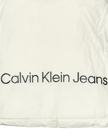 Calvin Klein Jeans LOGO BELT WAISTED SHORT PUFFER Naturfarben