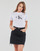 Kleidung Damen T-Shirts Calvin Klein Jeans CORE MONOGRAM REGULAR TEE Weiss