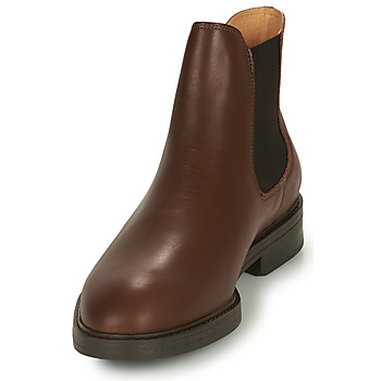 Selected SLHBLAKE LEATHER CHELSEA BOOT Braun