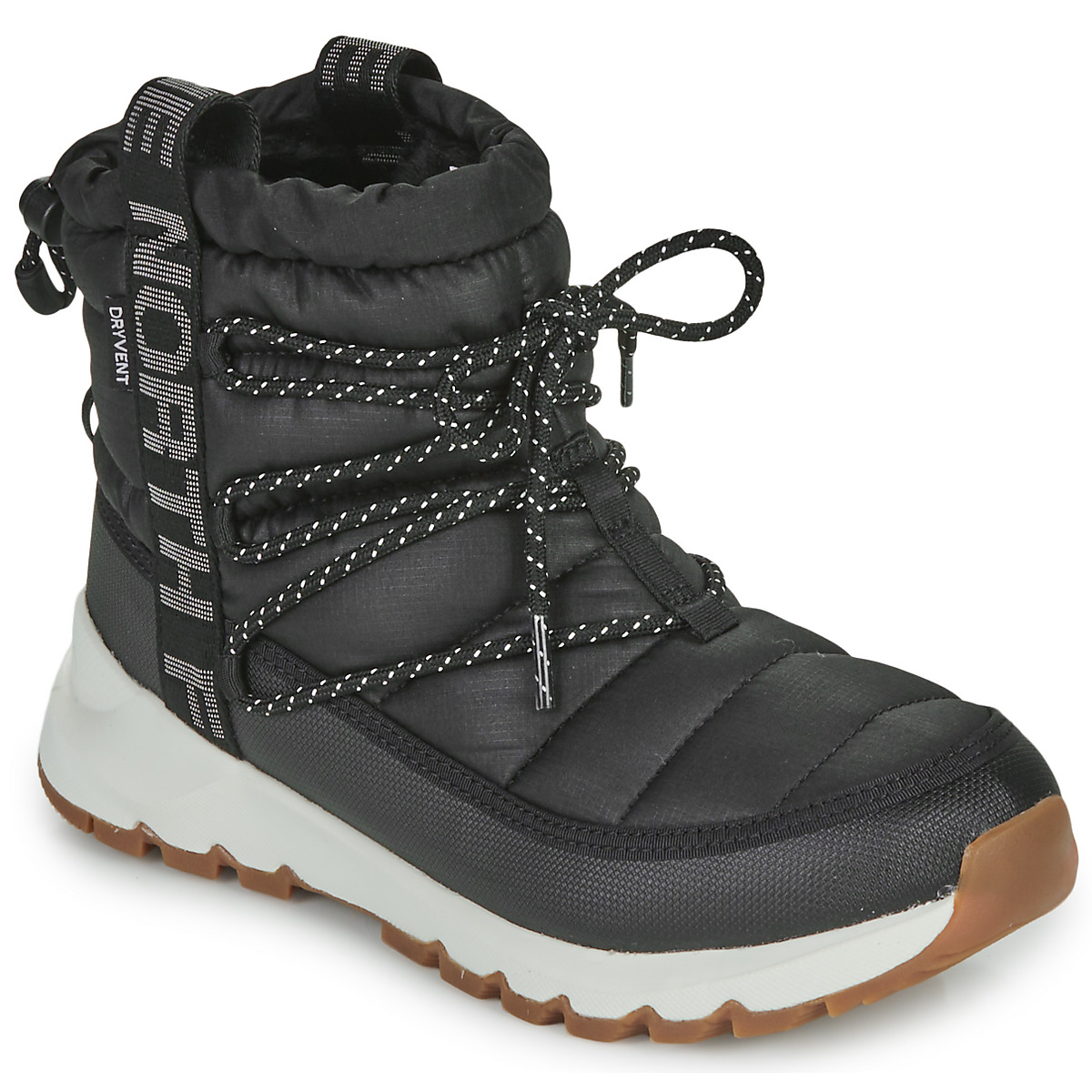 Schuhe Damen Schneestiefel The North Face W THERMOBALL LACE UP WP Schwarz