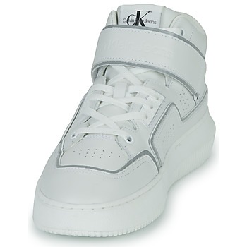 Calvin Klein Jeans CHUNKY CUPSOLE LACEUP MID M Weiss / Silbern