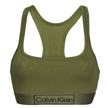 Unterwäsche Damen Sport-BH Calvin Klein Jeans UNLINED BRALETTE Kaki