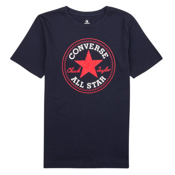 Kleidung Jungen T-Shirts Converse CORE CHUCK PATCH TEE Marine