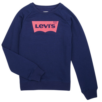 Kleidung Mädchen Sweatshirts Levi's LOGO CREW Marine