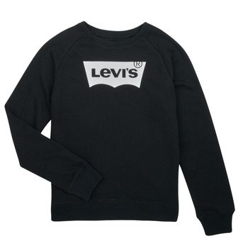 Kleidung Mädchen Sweatshirts Levi's LOGO CREW Schwarz