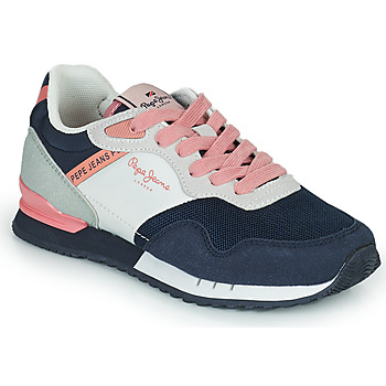 Schuhe Mädchen Sneaker Low Pepe jeans LONDON ONE ON G Marine / Rosa